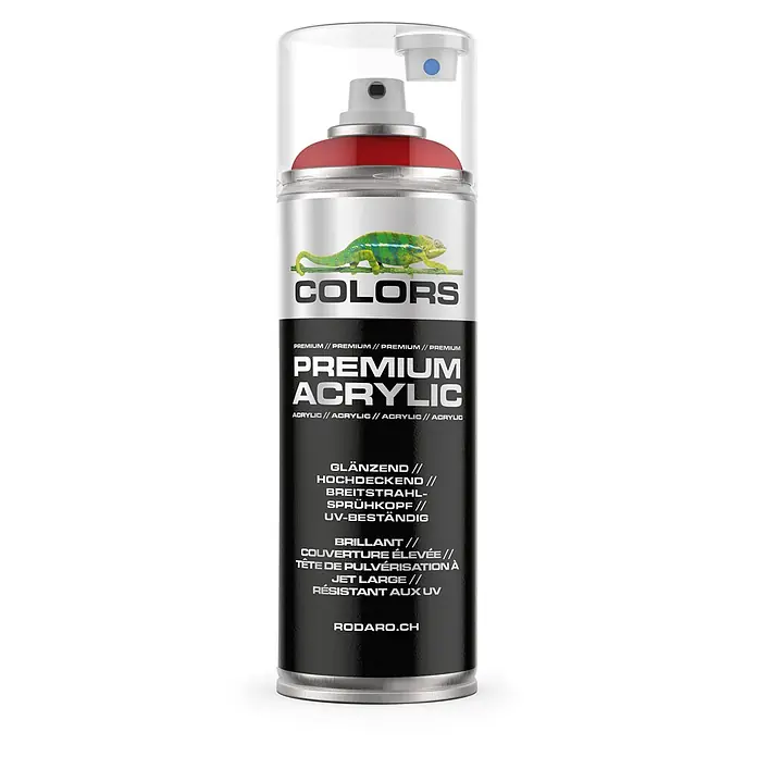 COLORS Premium Acrylic Sprühfarbe 400ml RAL 3020 Verkehrsrot Glanz - 