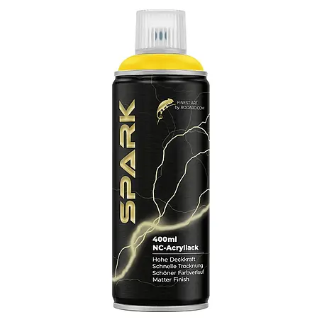 SPARK Sprühfarbe 400ml Matte Farbe Blitzgelb