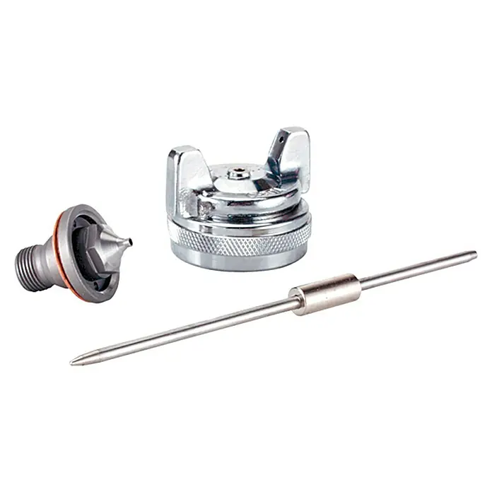 Craftomat Düsen-Set - Durchmesser Düse: 2 mm, Passend für: Kit Line Farbspritzpistole 0,5 l - Abgebildete Spritzpistolen-Düsensätze für präzises Lackieren. Ideal für Profis und Heimwerker, die Wert auf Qualität legen.