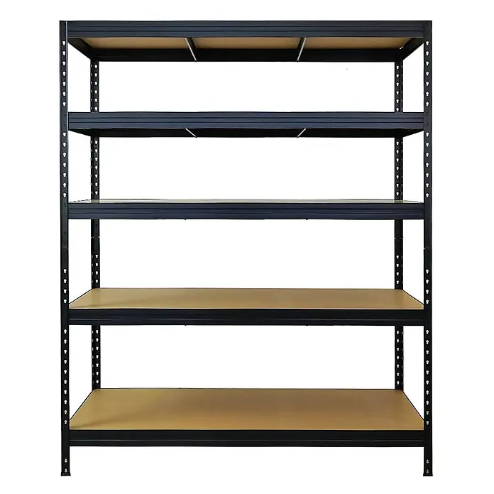 Schwerlastregal Rivet 180x150x60cm Fachlast 250kg Stecksystem Schwarz - 