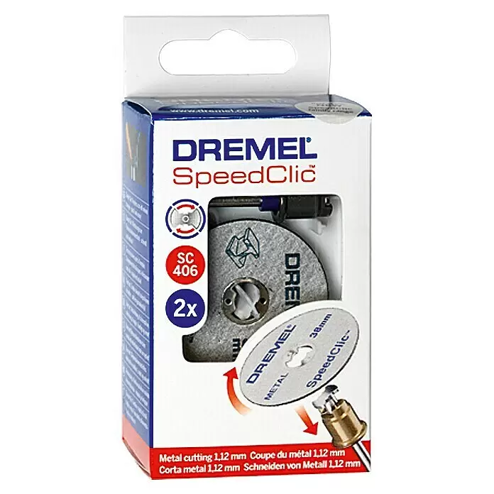 Dremel EZ SpeedClic Starter-Set Mod. SC 4063 -tlg. Front View
