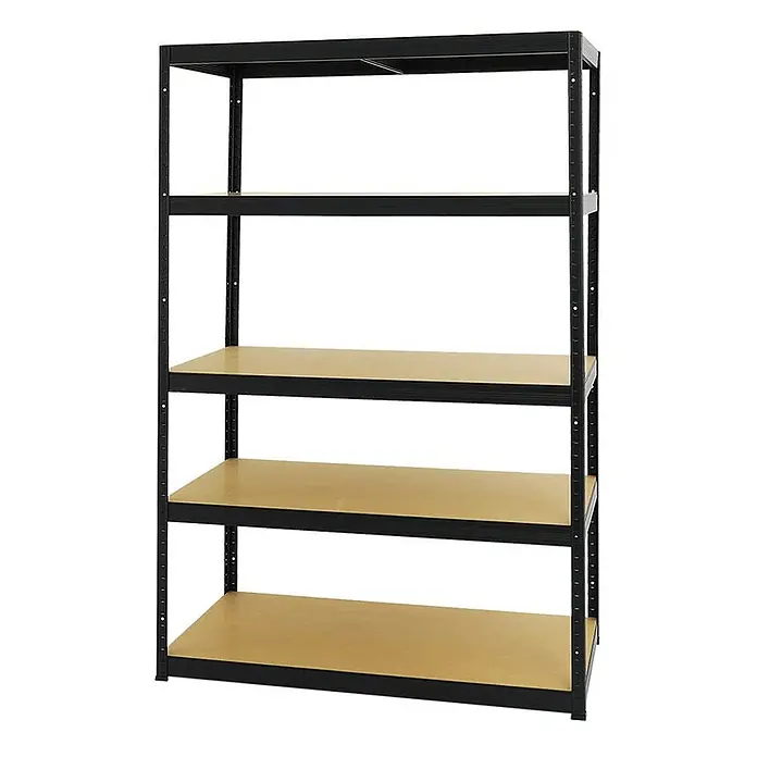 Schwerlastregal Big Elephant M | HxBxT 180x120x60 cm | Fachlast 250kg | Schwarz - 