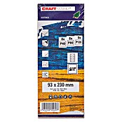 Craftomat Schleifstreifen Sparpack (230 x 93 mm, 25-tlg., Schwingschleifer)
