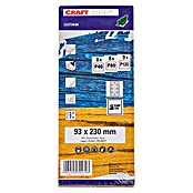 Craftomat Schleifstreifen Sparpack (230 x 93 mm, 25-tlg.)