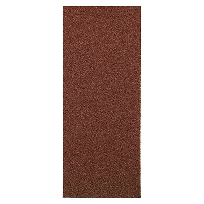 Craftomat Schleifstreifen Sparpack - 230 x 93 mm, 55 -tlg. - Braunes Schleifpapier mit grober Körnung für Schleifarbeiten, ideal zum Glätten von Oberflächen und Entfernen von Unebenheiten.
