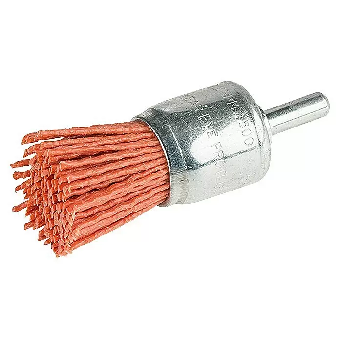 Craftomat Nylon-Pinselbürste - Passend für: Bohrfutter, Durchmesser: 25 mm, Durchmesser Schaft: 6 mm