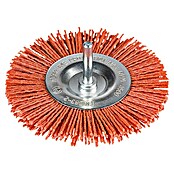 Craftomat Nylon schijfborstel (Passend bij: Boorhouder, Diameter: 100 mm, Diameter schacht: 6 mm)