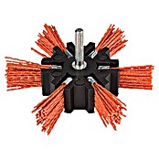 Craftomat Nylon waaierborstel (Passend bij: Boorhouder, Diameter: 100 mm, Diameter schacht: 6 mm)