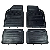 UniTEC Kfz-Gummimattenset (4-tlg., Schwarz, Geeignet für: Fahrzeuge)