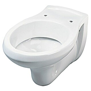 Simena Hangend Toilet (Met spoelrand, Voorzien van standaardglazuur, Spoelvorm: Diep, Uitlaat toilet: Horizontaal, Wit)