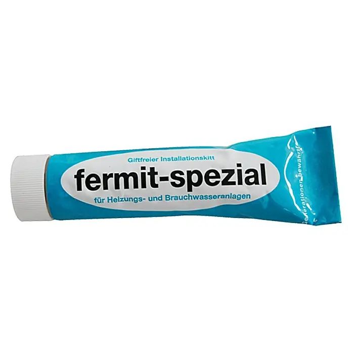 Fermit-Spezial - 70 g - Fermit-Spezial Dichtungsmasse in einer Tube. Geeignet für Heizungs- und Brauchwasseranlagen, giftfreier Installationskitt.