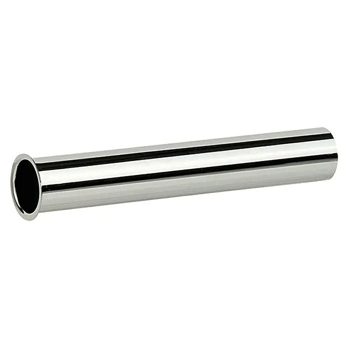 Tauchrohr - 1¼″, DN 32, Länge: 20 cm - Verchromtes Abflussrohrverlängerungsstück zur Anpassung der Abwasserinstallation, mit glänzender Oberfläche.