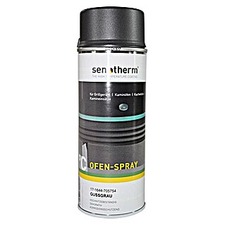 Sprej za popravak boje na kaminu (Sivi lijev, 0,4 l)
