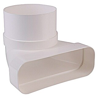 Air-Circle Koljeno za okruglu-plosnatu ventilacijsku cijev (Dimenzije spojnog dijela: 230 x 80 mm, Promjer spojnog dijela: 150 mm)