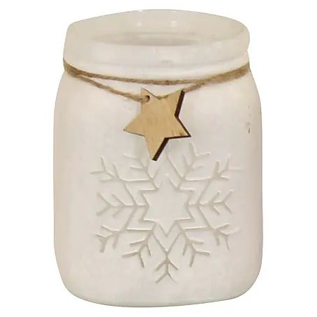 Teelichthalter Snowflake