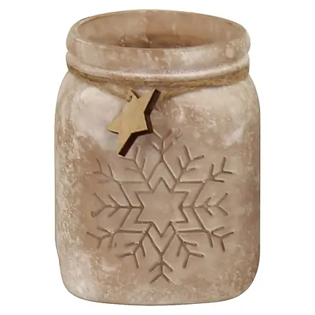 Teelichthalter Snowflake