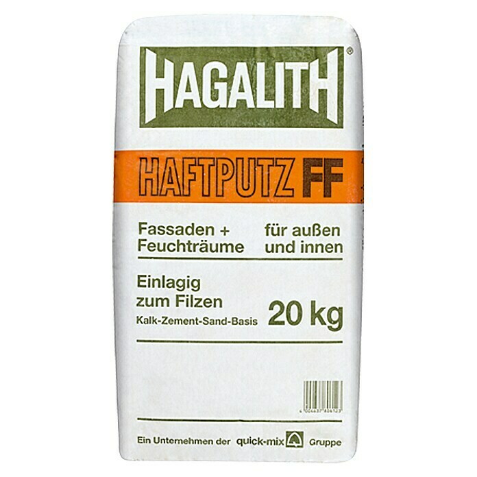 Quick-Mix Hagalith Kalkzement-Haftputz FF20 kg, Filzfähig Unknown