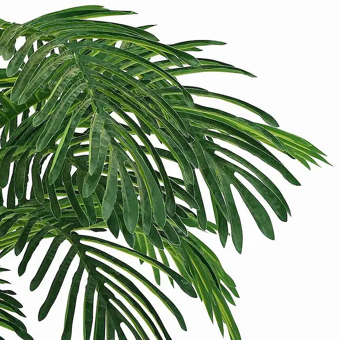 vidaXL Künstliche Cycas Palme Grün 56 x 56 x 140 cm Kunststoff -  - Detaillierte grüne Pflanzenblätter mit tief gelappten Segmenten.