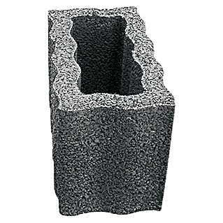 Christoph Plantenbaksteen Bloembak (Antraciet, 40 x 20 x 25 cm, Beton)