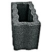 Pflanzstein Rasterstein (Anthrazit, 40 x 20 x 25 cm, Beton)