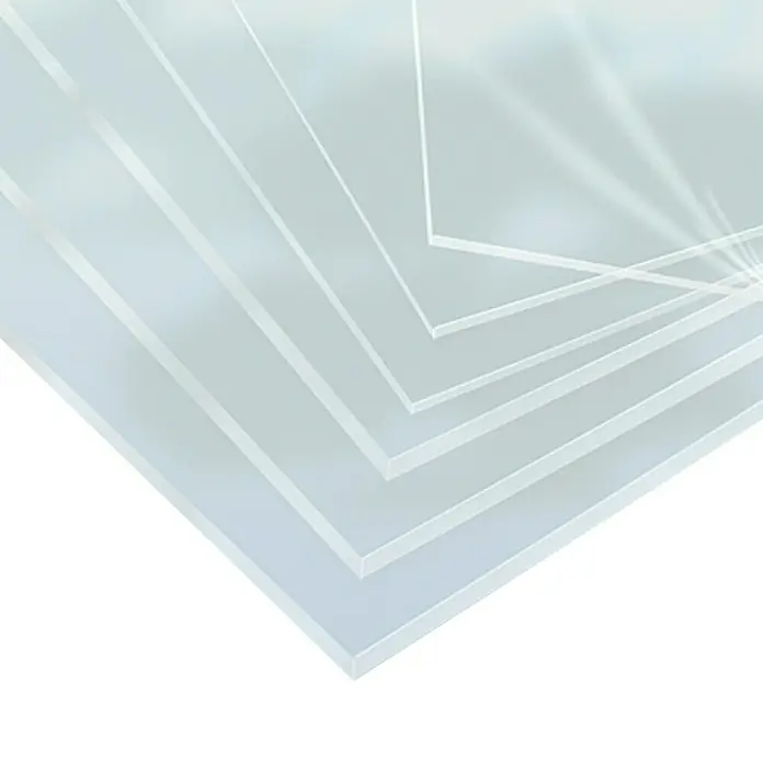 Hobbyglas Owocor - 25 x 50 x 0,2 cm, Polystyrol - Ein Stapel transparenter Acrylglasplatten, die sich ideal für verschiedene Bastel- und Bauprojekte eignen. Die Platten sind klar und glatt.