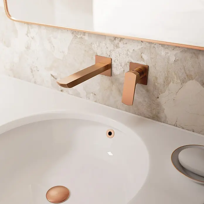 IO Grifo de lavabo empotrado Marriot - Cobre - Foto ambiente