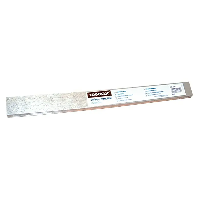 LOGOCLIC Taco para montaje de suelos de madera - 60 x 4 x 2,7 cm, Haya - Un bloque de instalación de madera LOGOCLIC, ideal para la instalación precisa y suave de laminado y parquet. Una herramienta práctica para los amantes del bricolaje.