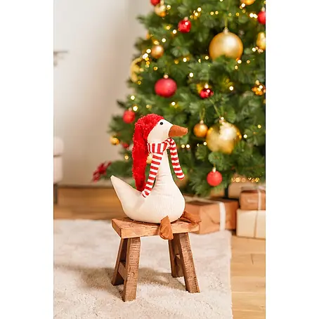 Dekofigur Weihnachtsgans