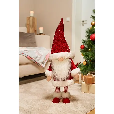 Dekofigur Weihnachtswichtel schaukelnd