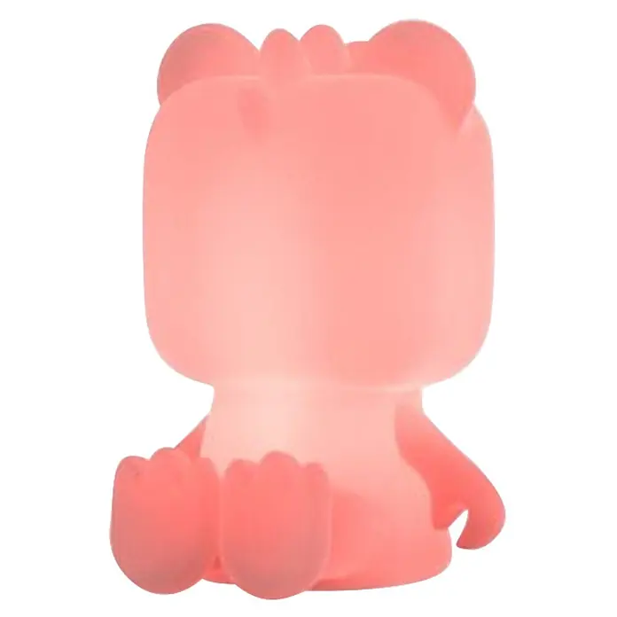 Mob Lámpara de sobremesa LED Cute Animal Dinosaurio - 1 W, L x An x Al: 10 x 8 x 14 cm, Blanco, Dinosaurio - Lámpara de noche rosa translúcida con forma de oso, brillando suavemente.