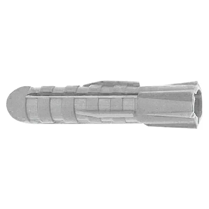 Stabilit Spreizdübel - Durchmesser Dübel: 14 mm, Länge Dübel: 70 mm, 4 Stk. - Abgebildeter grauer Kunststoffdübel für sichere Befestigung in Wänden. Ideal für Heimwerker- und Bauprojekte.