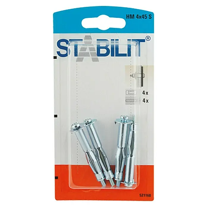 Mbsomnus 60 stuks gipsplaten zelfborende gipsplaatpluggen met schroeven holle ruimte pluggen metaal gipsplaten pluggen voor bevestiging van gipsplaten plafond steen beton ontworpen