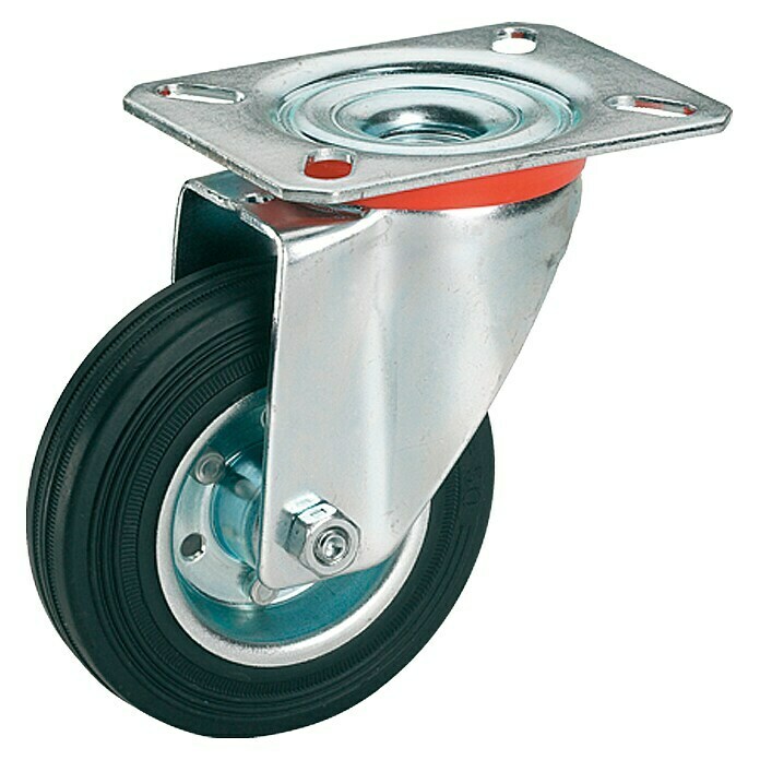 Stabilit Transportmiddelwiel (Diameter rol: 160 mm, Draagkracht: 150 kg, Rollager, Met plaat)