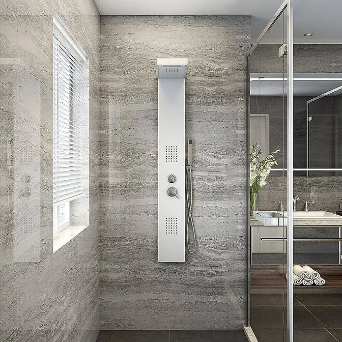 Home Deluxe Duschpaneel - Weiß