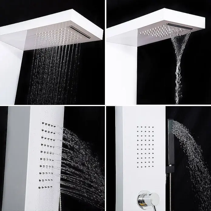 Home Deluxe Duschpaneel - Weiß