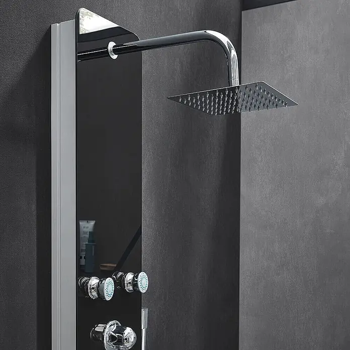 Home Deluxe Duschpaneel DIVE Schwarz - 