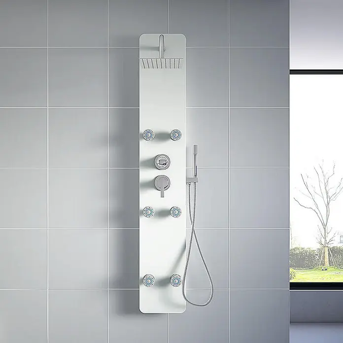 Home Deluxe Duschpaneel DIVE Weiß - 