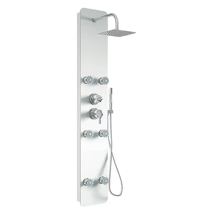 Home Deluxe Duschpaneel DIVE Weiß - 