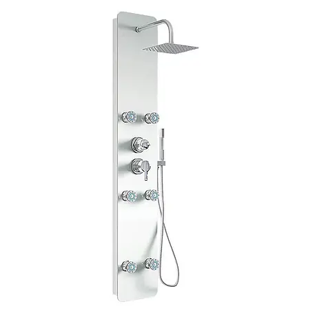 Home Deluxe Duschpaneel DIVE Weiß
