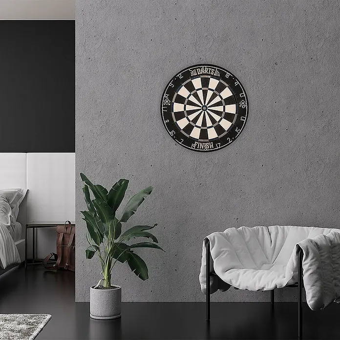 Home Deluxe Dartscheibe GOOD DARTS FINISH Modern - 