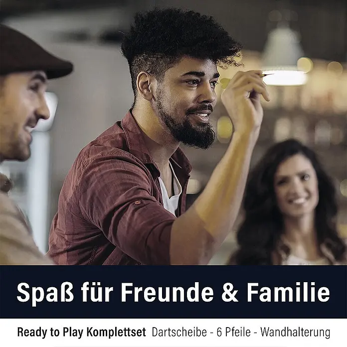 Home Deluxe Dartscheibe GOOD DARTS FINISH Klassisch ohne Surround - 