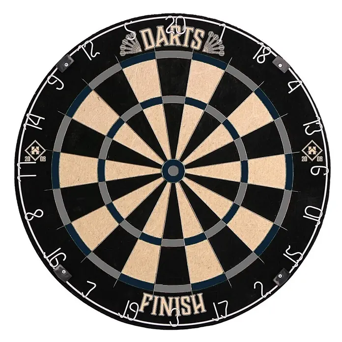 Home Deluxe Dartscheibe GOOD DARTS FINISH Modern - 
