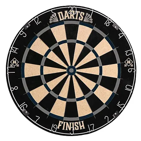 Home Deluxe Dartscheibe GOOD DARTS FINISH Modern