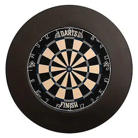 Home Deluxe Dartscheibe GOOD DARTS FINISH Modern mit Surround
