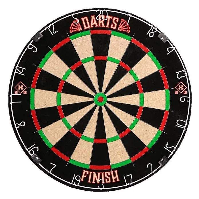 Home Deluxe Dartscheibe GOOD DARTS FINISH Klassisch ohne Surround - 