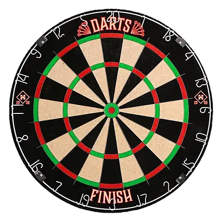 Home Deluxe Dartscheibe GOOD DARTS FINISH Klassisch ohne Surround