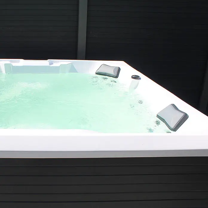 Home Deluxe Außen-Whirlpool STREAM BIG PURE - Anthrazit, Max. Personenzahl: 5 Stk.