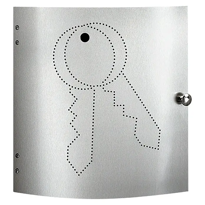 BURG-WÄCHTER Berlin 10 Hook Wall Mounted Stainless Steel Locking Key Cabinet Brgw1002 - View #8