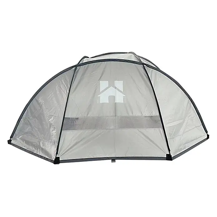 Home Deluxe Außen-Whirlpool DROP inkl. Kissen, Getränkehalter und Sonnendach - Schwarz, Max. Personenzahl: 6 Stk.