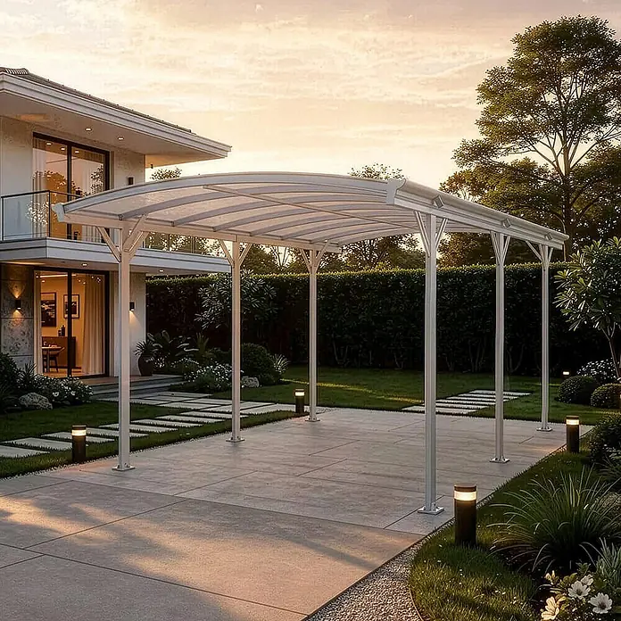 Home Deluxe Carport FALO Weiß - 